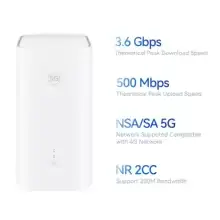  HUAWEI Brovi 5G CPE Series, Compatible with Saudi Arabia, for Home/Office, Home Internet Router, Modern Network Device
